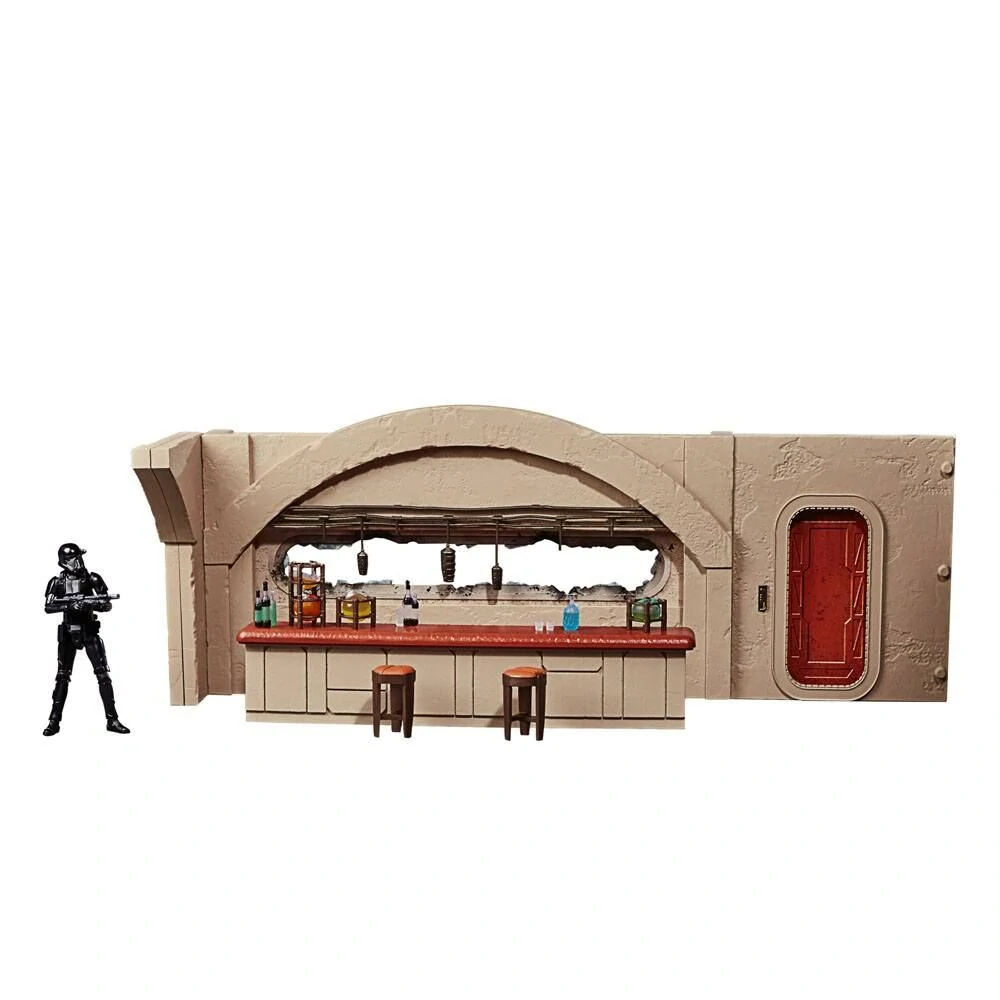 Star Wars Mandalorian Nevarro Cantina+Imperial Death Trooper figure