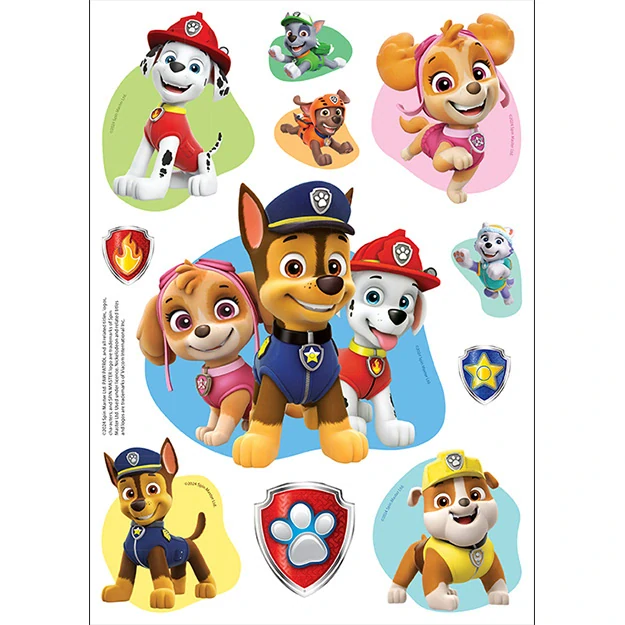 Omaľovánka s nažehľovacími obrázkami Paw Patrol – Tlapková patrola