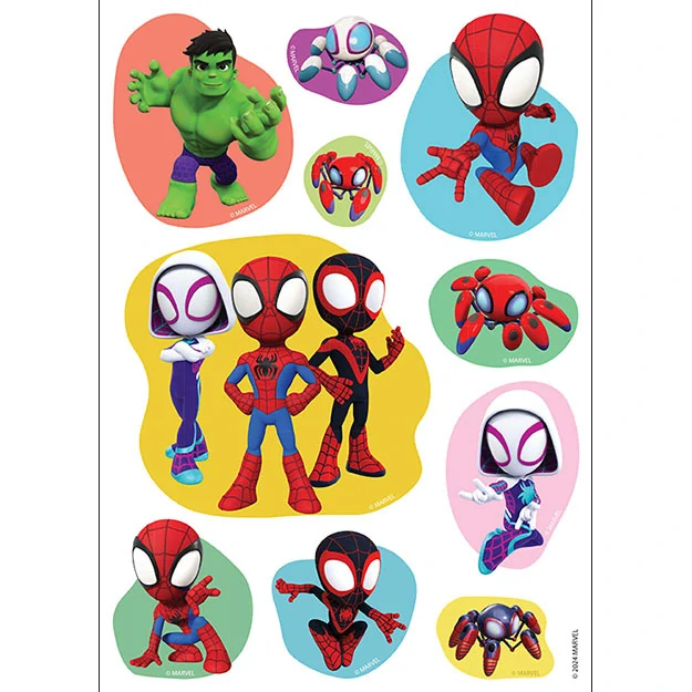 Omaľovánka s nažehľovacími obrázkami – Spider man