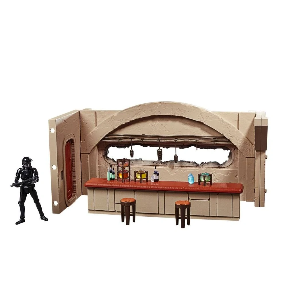 Star Wars Mandalorian Nevarro Cantina+Imperial Death Trooper figure