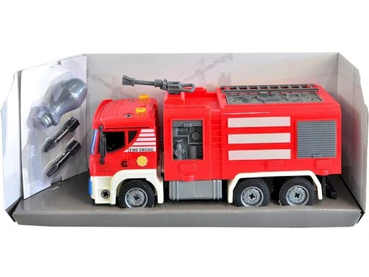 Hasičské auto na zmontovanie - svetlo + zvuk