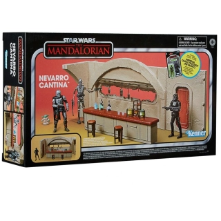 Star Wars Mandalorian Nevarro Cantina+Imperial Death Trooper figure
