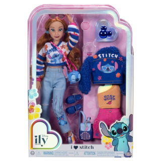 Bábika-disney Stitch ily 4Ever Fashion 28cm